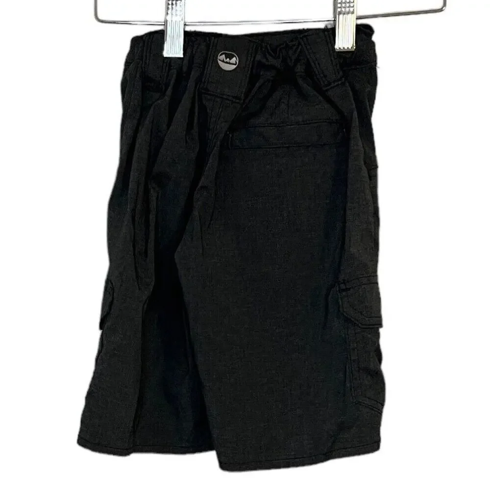 Wrangler Gray Boys Size 7 Cargo Shorts Elastic Waist Classic Outdoors Youth